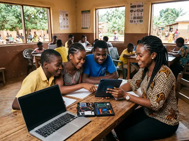 Des adolescents découvrent une langue et un métier pendant un atelier de vacances